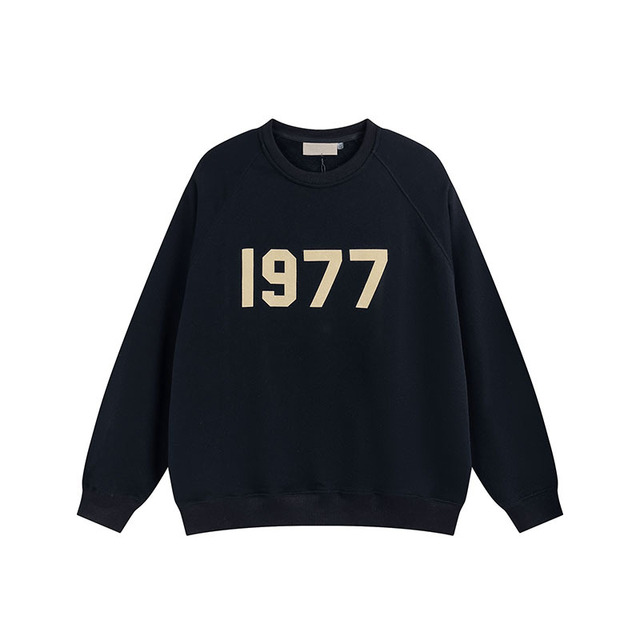 Essentials 1977 Crewneck Sweatshirt – Black - Essentials Hoodie