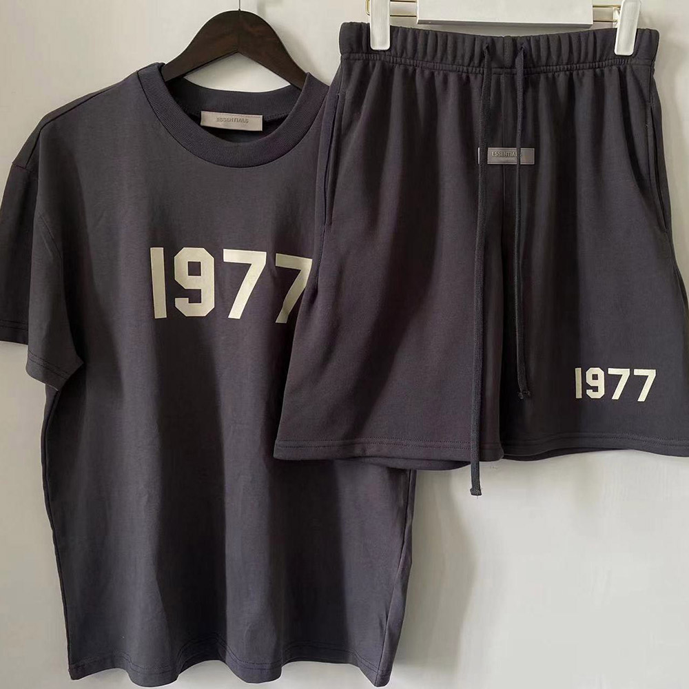 ESSENTIALS 1977 T-shirt+Shorts - Black