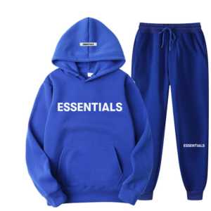 Essential Spring Tracksuit Hooded Sweatshirt - Blue