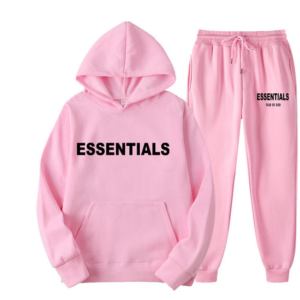 Fear Of God Essential Unisex Tracksuit - Pink