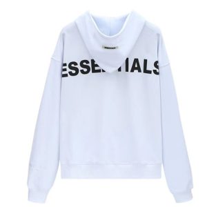 Fear Of God Essential Reflective Hoodie - White