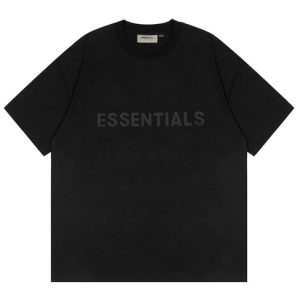Fear of God Essentials Boxy T-Shirt Applique Logo – Taupe